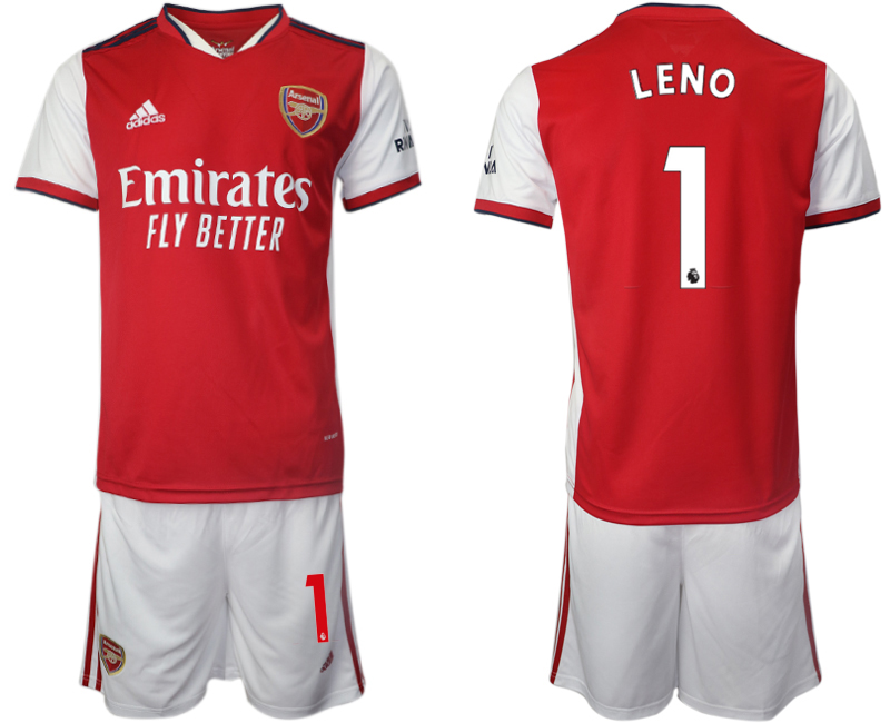 Men 2021-2022 Club Arsenal home red #1 Soccer Jersey